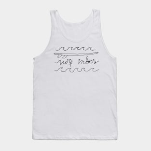 Surf Vibes Typo (for Light) Tank Top